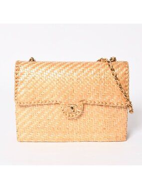Chanel Quilted 30 S Flap Chain Shoulder Bag Picnic Linen Basket